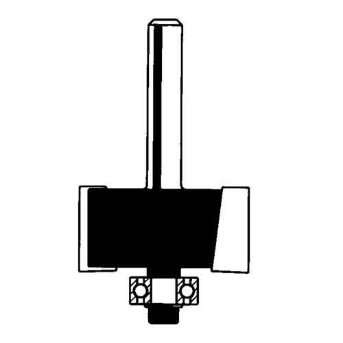 Fraise &agrave; refeuillement, 1-1/4" dia., 1/4" tige Rock Safety Industrial Ltd