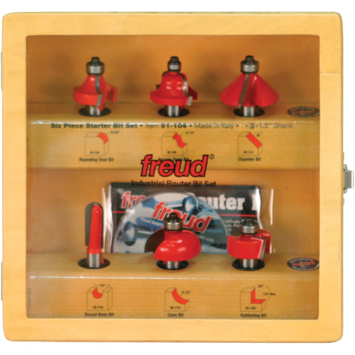 Starter Router Bit Set with 1/2" Shanks Rock Safety Industrial Ltd
