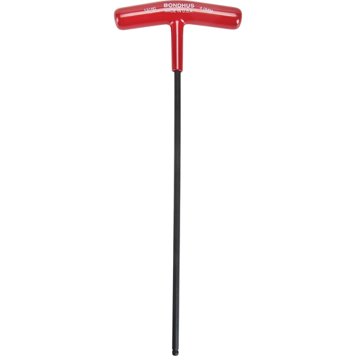 Individual Hex Keys - Metric, Ball End, 4 mm x 8.7" L, T Handle Rock Safety Industrial Ltd