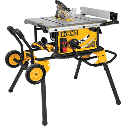 Scie de table pour chantier avec support roulant, 15 A, 4800 tr/min Rock Safety Industrial Ltd