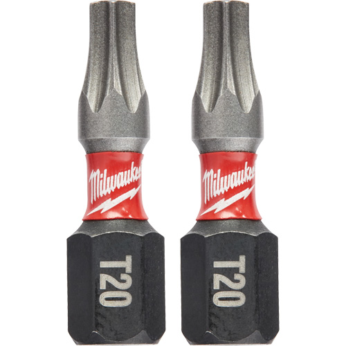 Forets &agrave; chocs Shockwave, Torx, T-20, Prise 1/4" Rock Safety Industrial Ltd