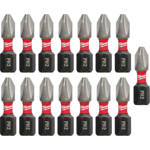 Forets &agrave; chocs Shockwave, Phillips, #2, Prise 1/4" Rock Safety Industrial Ltd