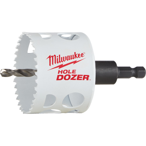 Hole Dozer Hole Saw with Arbor, 2-1/2", 1-5/8" Depth of Cut, Bi-Metal Rock Safety Industrial Ltd