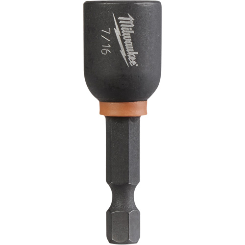 Tourne-&eacute;crou Shockwave Impact Duty, Embout 1/4", Prise 7/16", 1-7/8" lo, Magn&eacute;tique Rock Safety Industrial Ltd