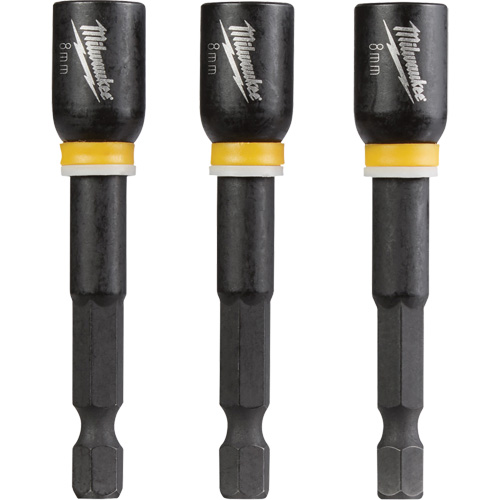 Tourne-&eacute;crou Shockwave Impact Duty, Embout 1/4", Prise 8 mm, 2-9/16" lo, Magn&eacute;tique Rock Safety Industrial Ltd