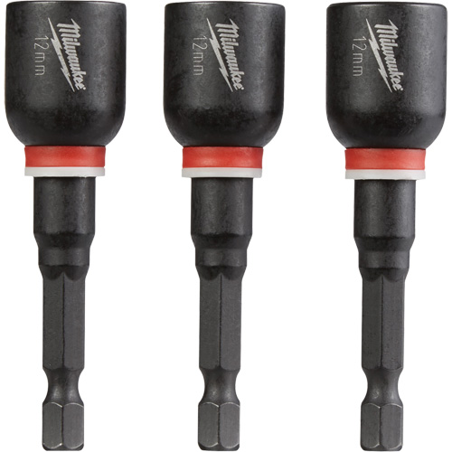 Tourne-&eacute;crou Shockwave Impact Duty, Embout 1/4", Prise 12 mm, 2-9/16" lo, Magn&eacute;tique Rock Safety Industrial Ltd
