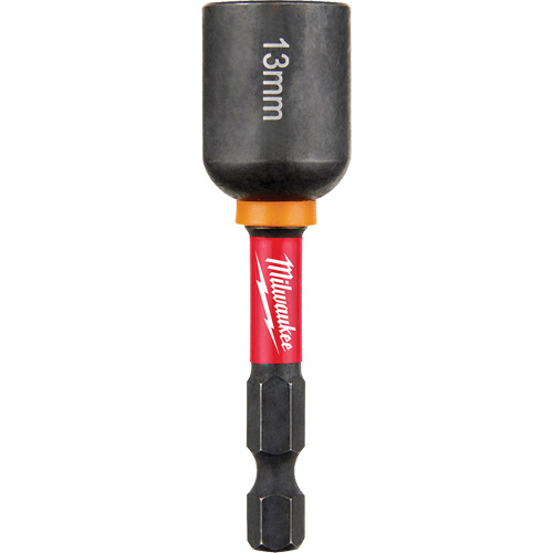 Tourne-&eacute;crou Shockwave Impact Duty, Embout 1/4", Prise 13 mm, 2-9/16" lo, Magn&eacute;tique Rock Safety Industrial Ltd