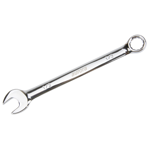 Cl&eacute; mixte, 12 pans, 1/2", Fini Chrome Rock Safety Industrial Ltd