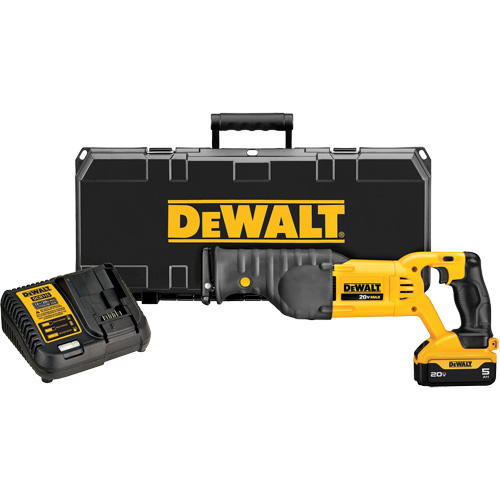 Max Reciprocating Saw Kit, 20 V, Lithium-Ion Battery, 0-3000 SPM Rock Safety Industrial Ltd