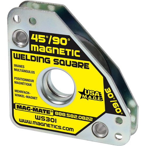 &eacute;querres de soudage magn&eacute;tiques, 7-5/8" lo x 3/4" la x 3-3/4" h, 60 lb Rock Safety Industrial Ltd