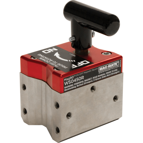&eacute;querres magn&eacute;tiques Mag90 avec interrupteur, 3" lo x 2-1/2" la x 4-5/8" h, 450 lb Rock Safety Industrial Ltd