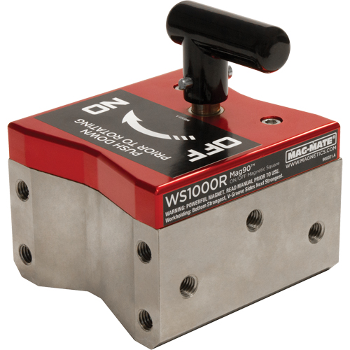 &eacute;querres magn&eacute;tiques Mag90 avec interrupteur, 4-1/4" lo x 4" la x 4-3/4" h, 1000 lb Rock Safety Industrial Ltd