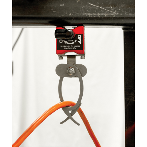Crochets de suspension avec interrupteur, Longueur de 5-3/4", Diam&egrave;tre de 1-3/4", Capacit&eacute; de 35 lb Rock Safety Industrial Ltd