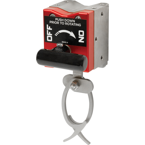 On/Off Magnetic Hanging Hooks, 7-5/8" Length, 2-1/2" Diameter, 110 lbs. Capacity Rock Safety Industrial Ltd