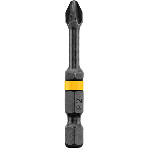 Embout Impact Ready no 2 Phillips 2' de Dewalt, Phillips, Embout #2, Prise 1/4", Longueur 2" Rock Safety Industrial Ltd