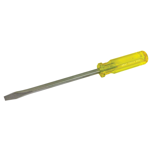 Slotted Screwdriver, 3/8", 12-1/2" L, Plastic Handle Rock Safety Industrial Ltd