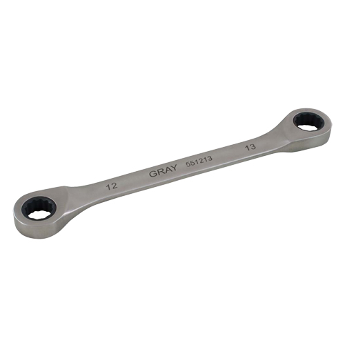 Cl&eacute; &agrave; cliquet polygonale double pour engrenage, 12 pans, 12 mm x 13 mm, Fini Ordinaire Rock Safety Industrial Ltd