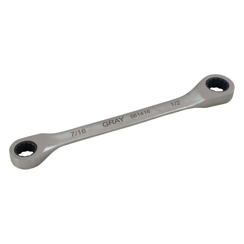 Cl&eacute; &agrave; cliquet polygonale double pour engrenage, 12 pans, 5/16" x 3/8", Fini Ordinaire Rock Safety Industrial Ltd