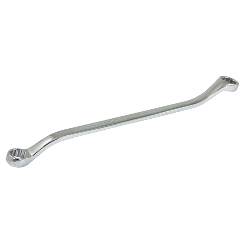 Box End Wrench, 12 Point, 10 mm x 11 mm, 15° Offset, Chrome Finish Rock Safety Industrial Ltd