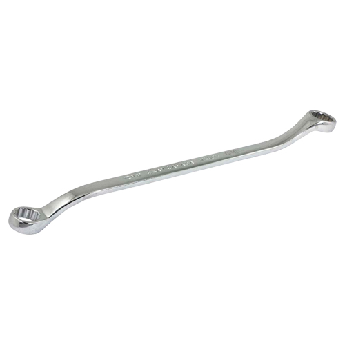 Box End Wrench, 12 Point, 12 mm x 13 mm, 15° Offset, Chrome Finish Rock Safety Industrial Ltd
