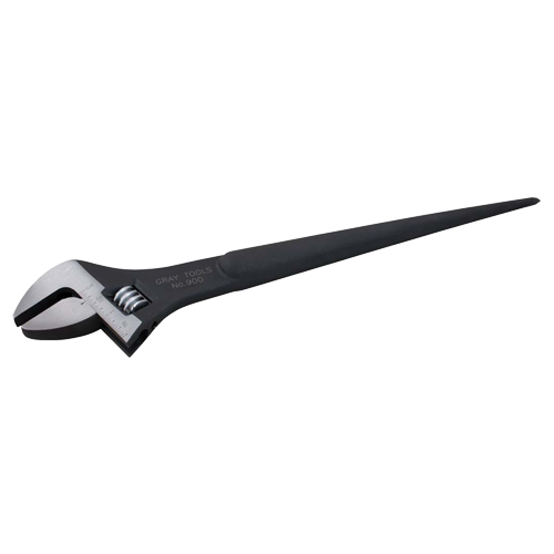 Cl&eacute; charpentier ajustable, 15" lo, la max. 1-3/4", Oxyde noir Rock Safety Industrial Ltd