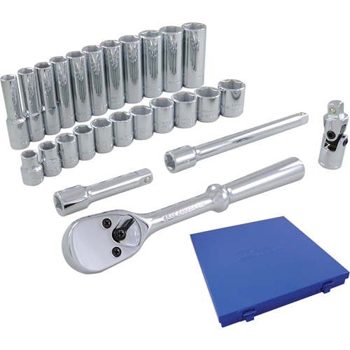 Socket & Attachment Set, 26 Pcs, 3/8" Drive Size, Deep Rock Safety Industrial Ltd