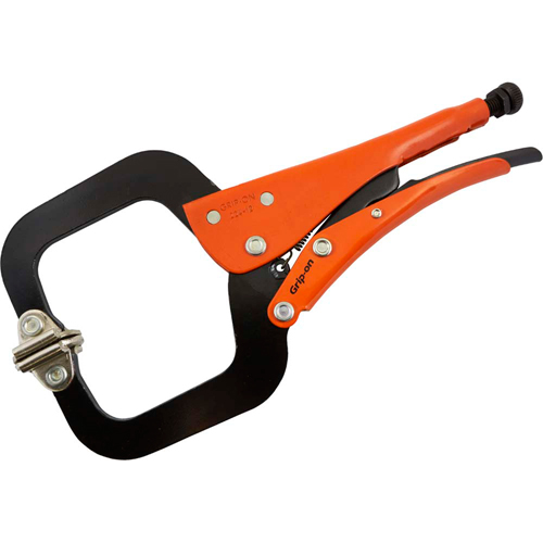 Locking Pliers, 11-3/4" Length, C-Clamp Rock Safety Industrial Ltd