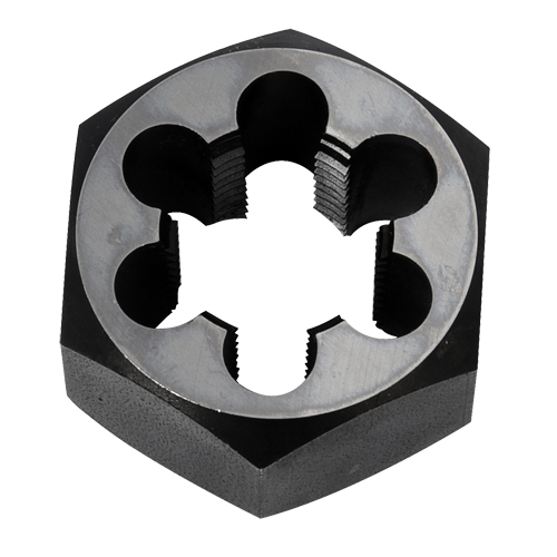 Hex Rethreading Die Nut, 2"/1" Dia., 3/4"-14 Thread, Carbon Steel/Chromium Steel Rock Safety Industrial Ltd