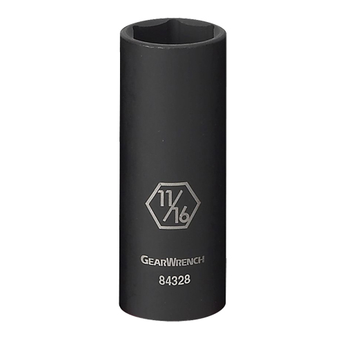 Douille, Chocs, 1/2", Prise 3/8", 6 pans, Profond Rock Safety Industrial Ltd