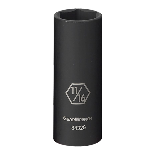 Socket, Impact, 9/16", 3/8" Drive, 6 Points, Deep Rock Safety Industrial Ltd