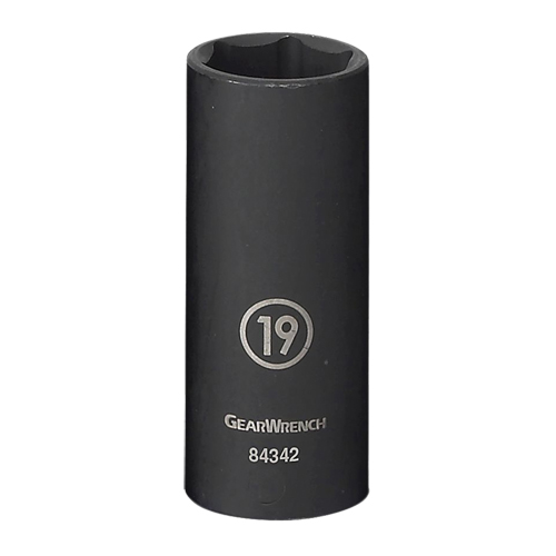 Douille, Chocs, 17 mm, Prise 3/8", 6 pans, Profond Rock Safety Industrial Ltd