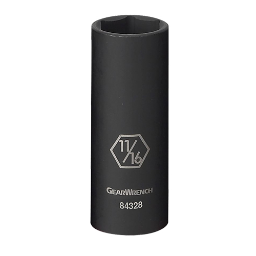 Socket, Impact, 15/16", 3/8" Drive, 6 Points, Deep Rock Safety Industrial Ltd