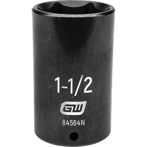 Socket, Impact, 1-1/2", 1/2" Drive, 6 Points, Deep Rock Safety Industrial Ltd