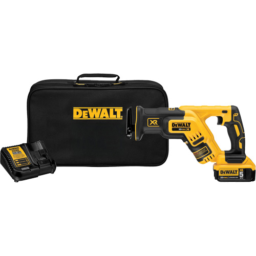 Ensemble de scie alternative compacte sans balais Max XR, 20 V, Lithium-ion Bloc-pile, 0-2900 coups/min Rock Safety Industrial Ltd