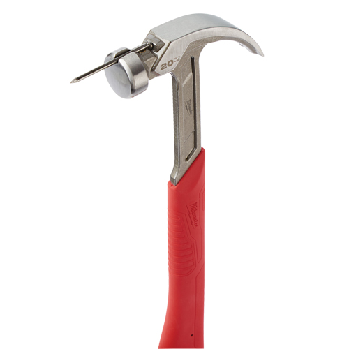 Marteau &agrave; panne incurv&eacute;e et face lisse, 20 oz, Prise en Acier plein, 14" lo Rock Safety Industrial Ltd