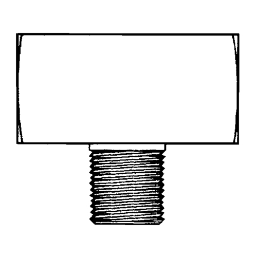 Jonction En T&eacute; M&acirc;le, Laiton, 1/8" Rock Safety Industrial Ltd