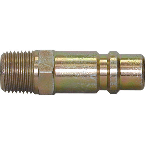 Quick Couplers - 1/2" Industrial, One Way Shut-Off - Plugs, 3/8" Rock Safety Industrial Ltd