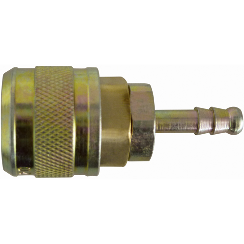 Automax 1/4" Hose Barb Quick Coupler, Brass Rock Safety Industrial Ltd
