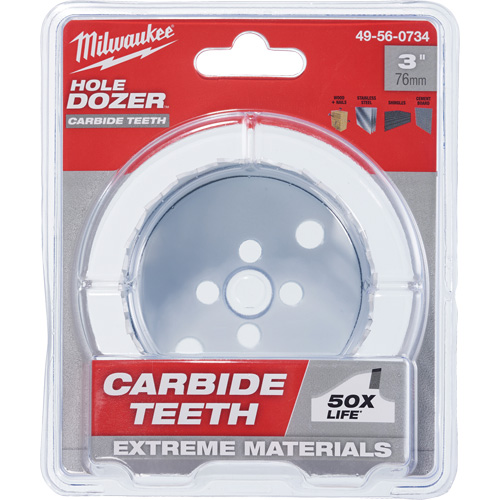 Hole Dozer Saw with Carbide Teeth, 3", 1-63/100" Depth of Cut, Carbide Rock Safety Industrial Ltd