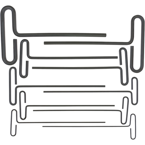 Loop T-Handle Hex Key Set, 10 Pcs., Imperial Rock Safety Industrial Ltd
