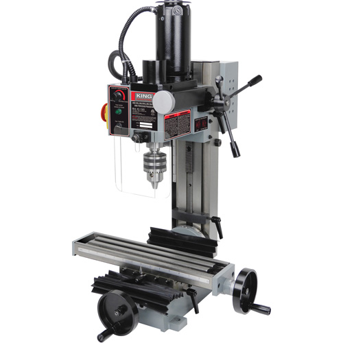 Mini Milling & Drilling Machine, 2 Speeds, 1/2" Drilling Capacity Rock Safety Industrial Ltd
