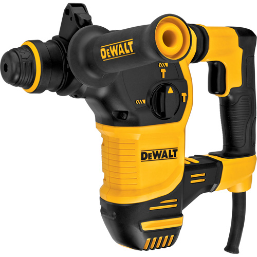 Marteau rotatif SDS Plus en forme de L, 3/16" - 7/8", 8,5 A, 0-5200 coups/min Coups/min, 0-1150 tr/min Tr/min, 2,58 lb-pi Rock Safety Industrial Ltd