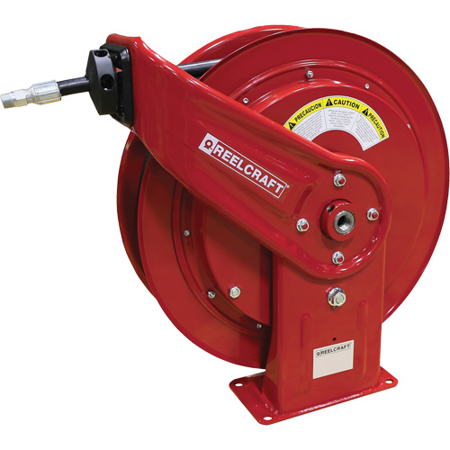 HD70000 Series Heavy-Duty Hose Reel with Hose, Greases, 3/8" x 75', Single Hose, 4800 PSI Rock Safety Industrial Ltd