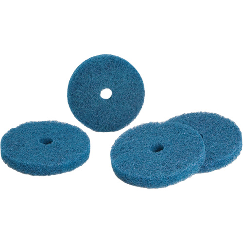 Disque abrasif de polissage HS-F Buff and Blend Standard Abrasives, 4" dia., Grain Moyen, Oxyde d'aluminium Rock Safety Industrial Ltd
