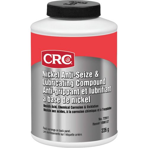 Compos&eacute; lubrifiant antigrippage au nickel, 226 g, 425°F (218°C) temp&eacute;rature efficace max. Rock Safety Industrial Ltd