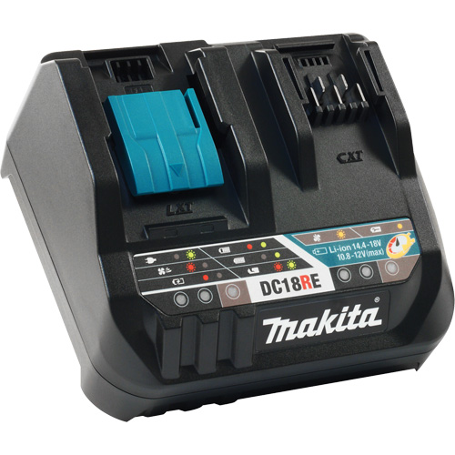Dual-Port Rapid Battery Charger, 12 V/18 V, Lithium-Ion Rock Safety Industrial Ltd