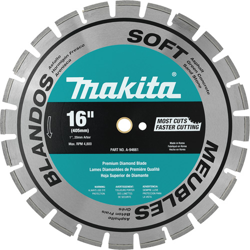 Lame de diamant segment&eacute;e pour mat&eacute;riau doux Rock Safety Industrial Ltd