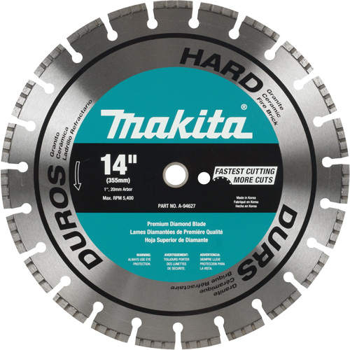 Lame de diamant segment&eacute;e pour mat&eacute;riau dur Rock Safety Industrial Ltd
