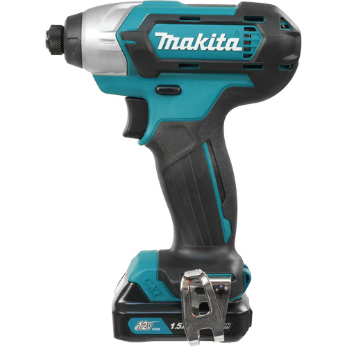 CXT Impact Driver Kit, 1/4", 970 in-lbs Max. Torque, 12 V, Lithium-Ion Rock Safety Industrial Ltd