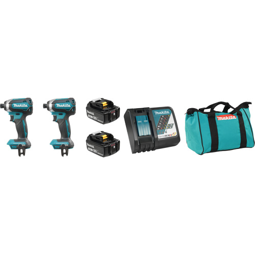 Ensemble de 2 outils avec moteur sans balai LXT, Lithium-ion, 18 V Rock Safety Industrial Ltd